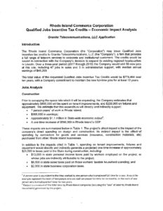 Granite Economic Impact Analysis pdf