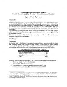 Lippitt Mill Warwick Pawtucket River Dev Economic Analysis Final pdf