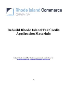 Rebuild RI Tax Credit Application Updated pdf