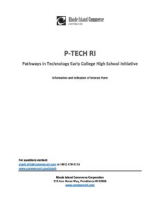 P TECH Indication of Interest Form pdf
