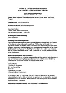 Rebuild Notice and Amendment pdf