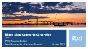 FY21 Budget RICC Board.Presentation 1.28.21 pdf