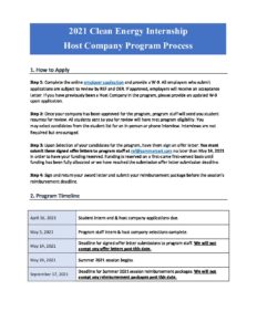 Summer 2021 Host Company Process pdf