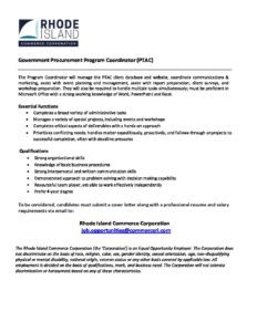 Government Procurement Program Coordinator pdf