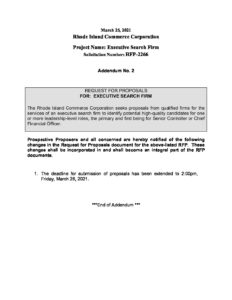 RFP 2266 Addendum 2 Deadline Extension pdf