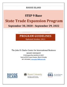 STEP 9 Base FY20 Program Guidelines rev. Oct 2021 pdf
