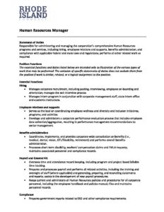 HR Manager pdf