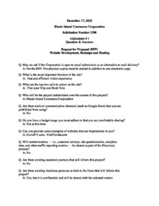 RFP2298 Addendum questions pdf