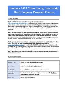 Summer 2023 Host Company Process 1 1 pdf