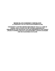 RI Commerce Corporation Single Audit FS 1 1 pdf